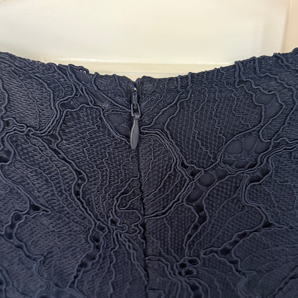 Chico's NWT lace pop over navy dress 4 - Picture 11 of 12